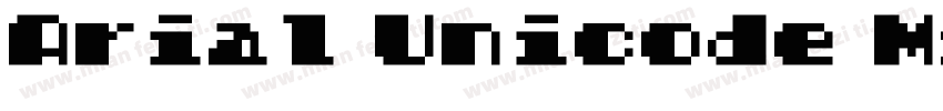 Arial Unicode Ms 常机(TrueType)(CHINE字体转换